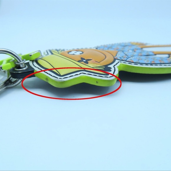 LOUIS VUITTON SHW Bag Charm Keychain Accessories MP2922 Yellow Brown Scarecrow - Picture 8 of 16